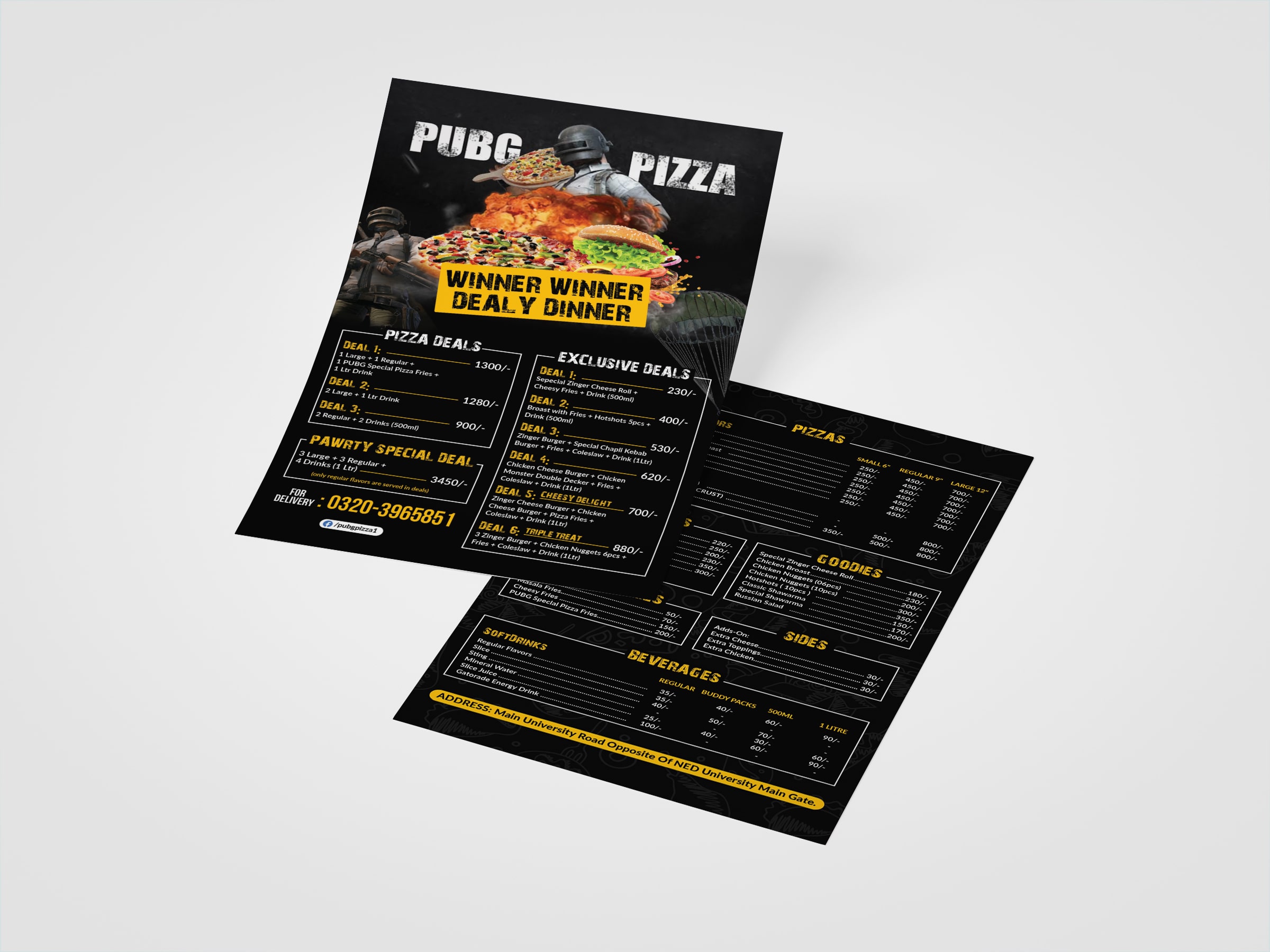 Catalog Design - Double Vertical Flyer Layout