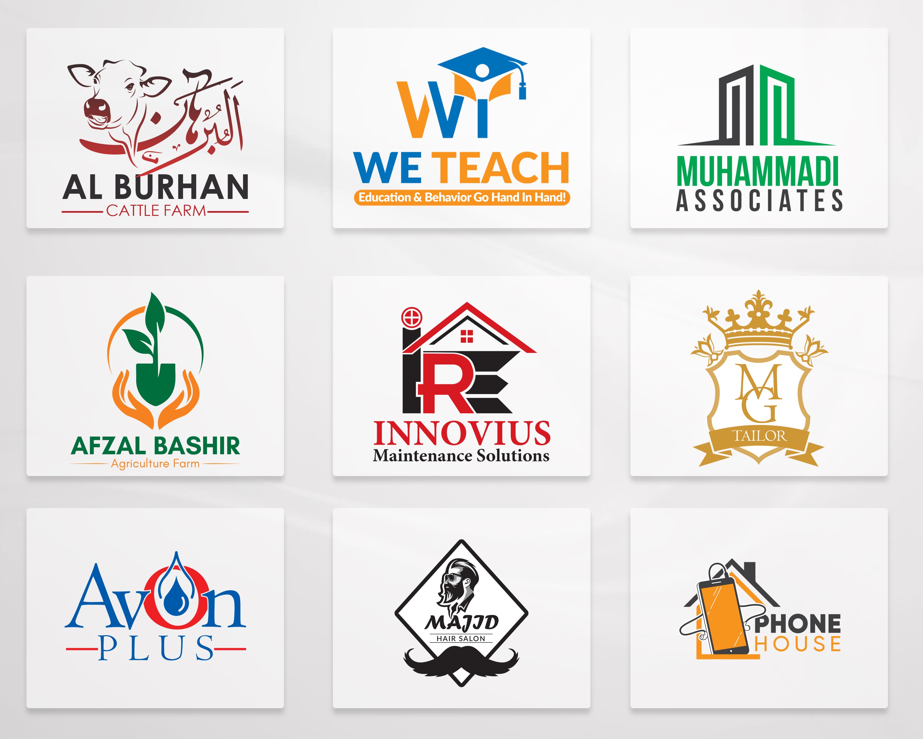 Business Name and Slogan Design - Brand Identity Concept 1