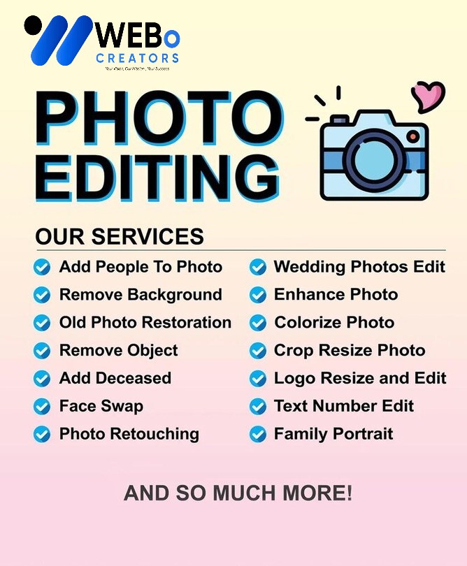 Image Editing - Adobe Photoshop, Editing & Retouching Services