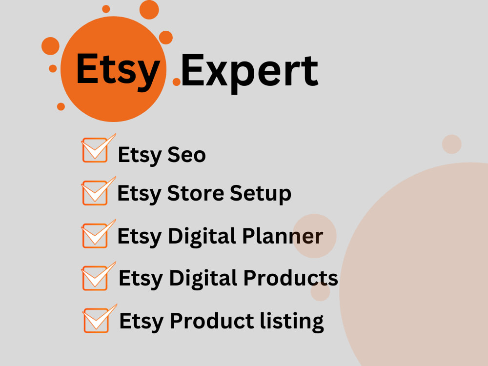 Etsy Store Setup Services - Create a Profitable Online Shop