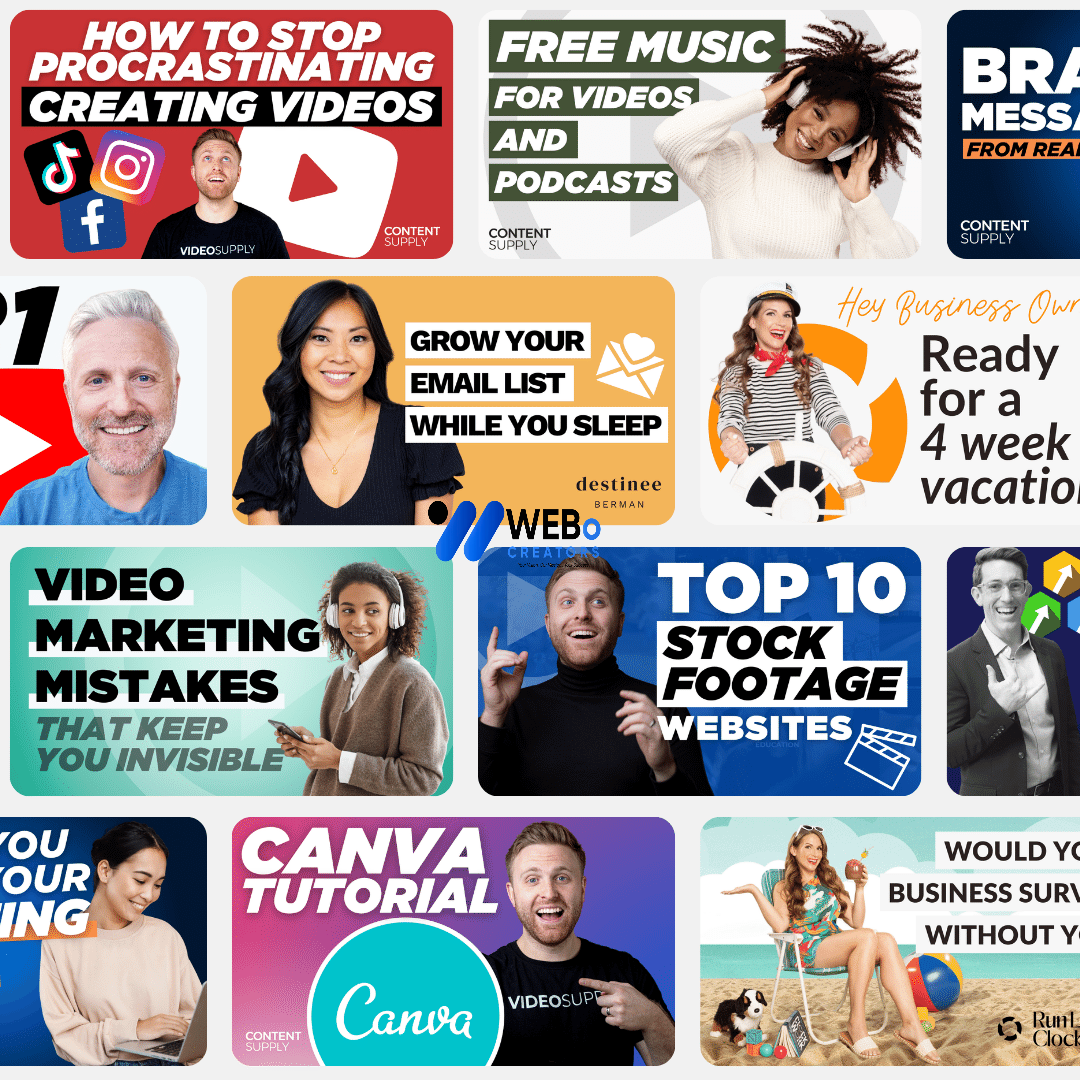 Custom YouTube & Social Media Thumbnails Design